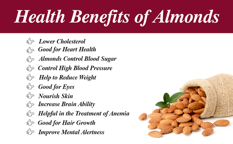 Health Benefits of Almonds