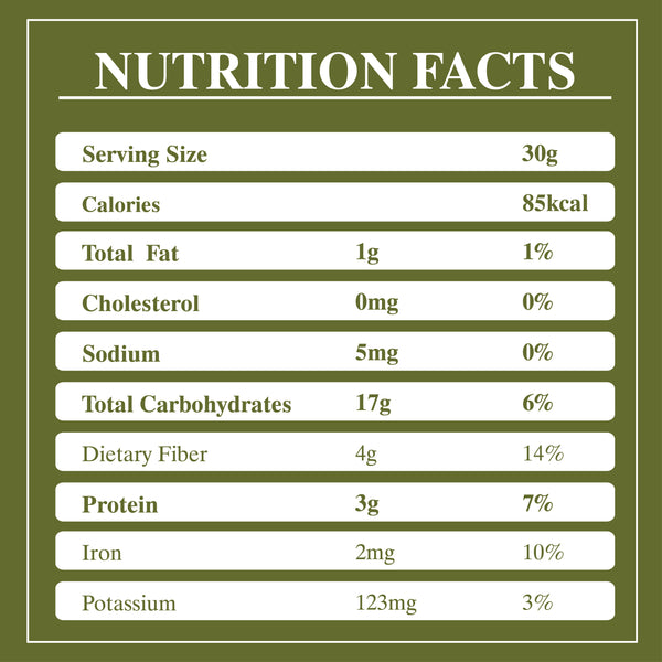 Diet Flour Nutrition Facts