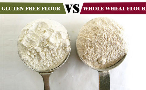 Regular Flour vs Gluten Protein Free Flour