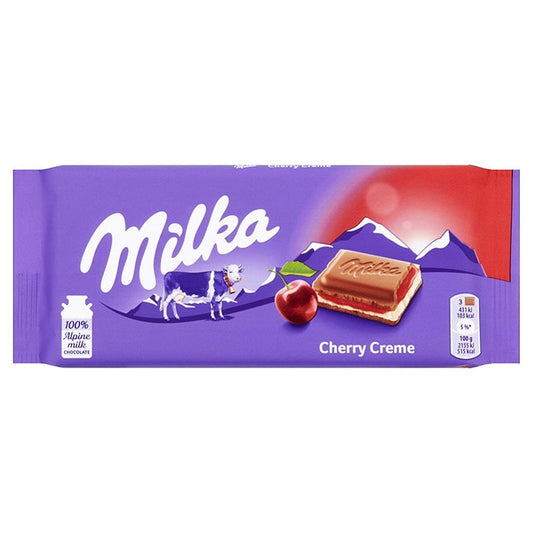 Milka Chocolate with Caramel and Milk Cream, 100g – Parthenon Foods