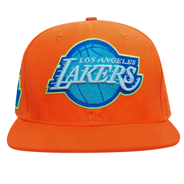 LA Lakers M&N XL Wordmark Snapback Light Blue - The Locker Room of