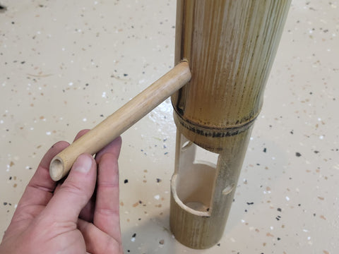 Bamboo Spout Insertion