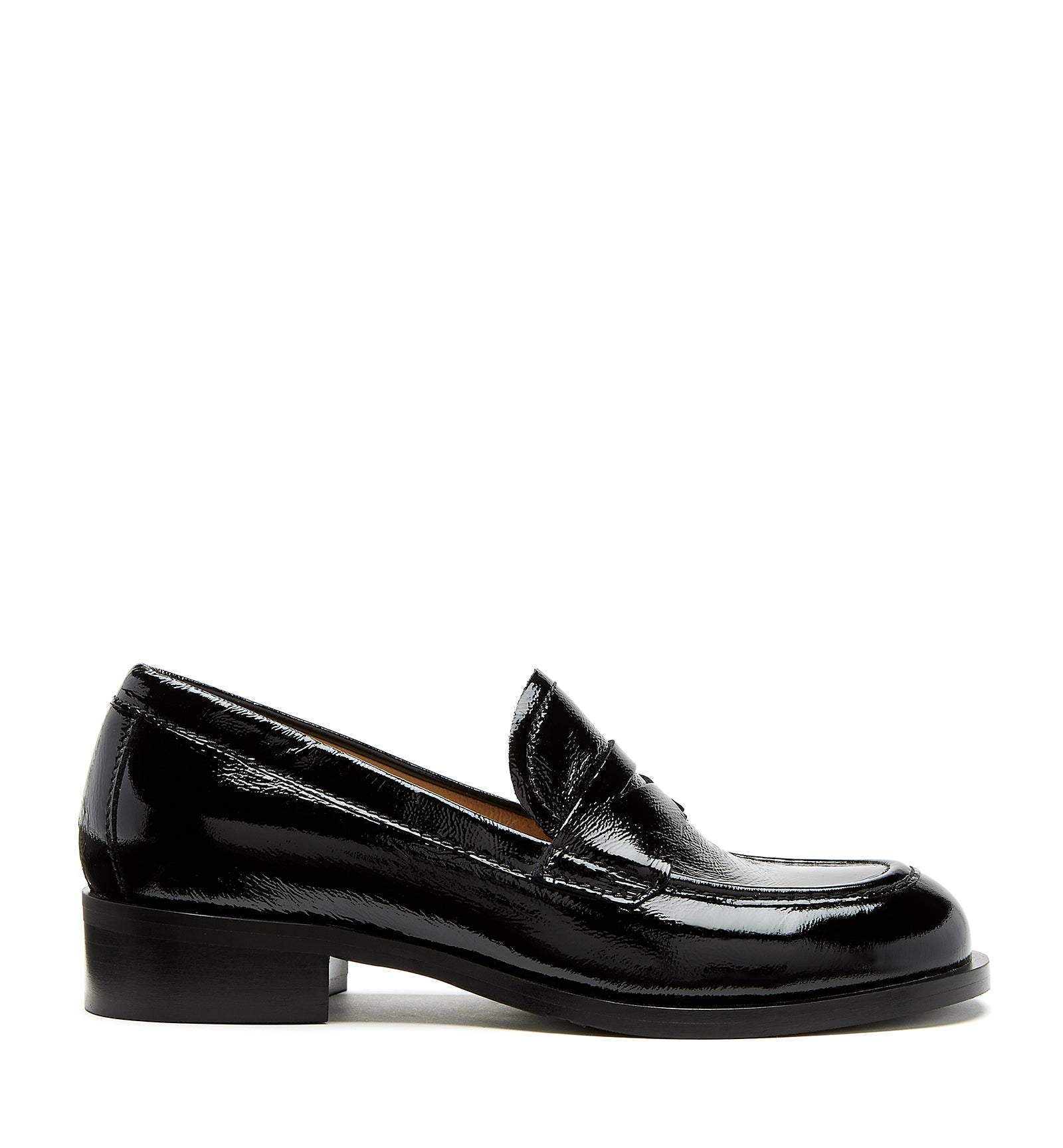 DOMINIC CRINKLE LEATHER LOAFER