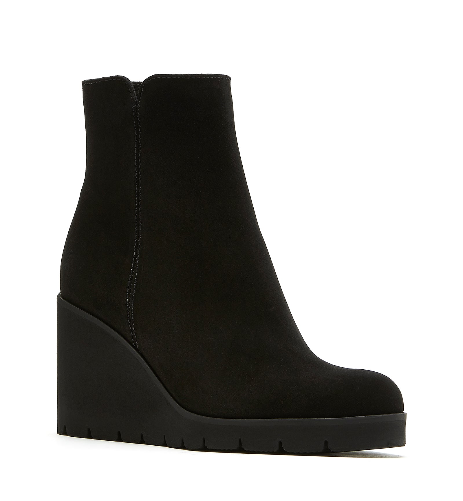 GO SUEDE WEDGE BOOTIE