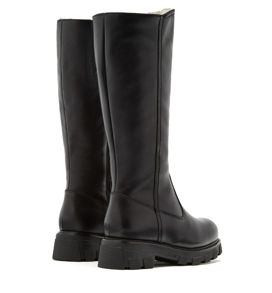 AXEL SHEARLING-LINED LEATHER BOOT