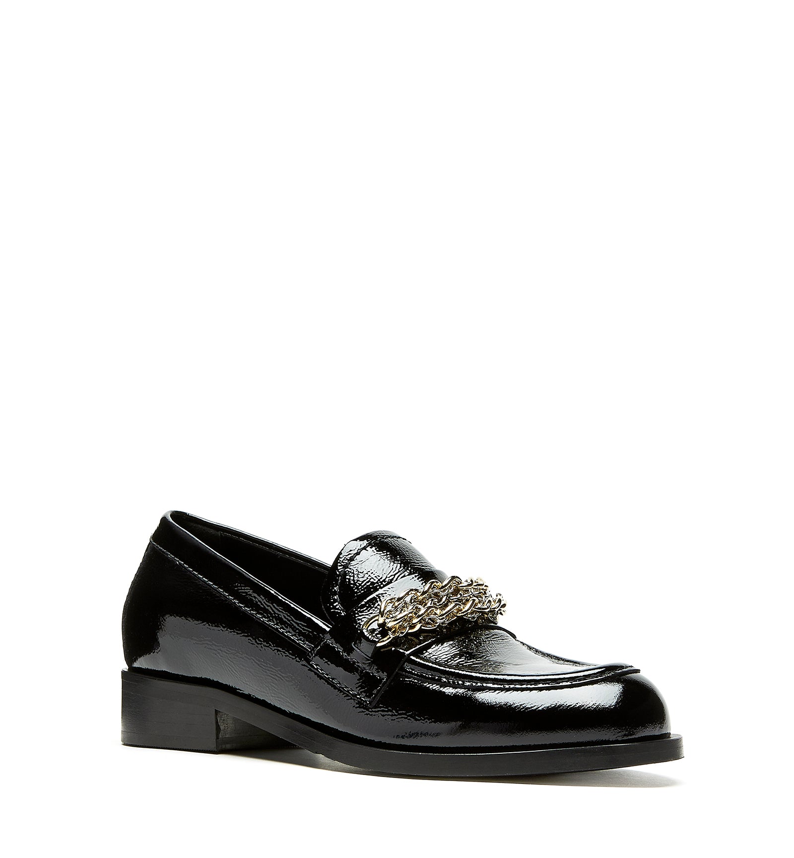 DALILAH CRINKLE LEATHER LOAFER