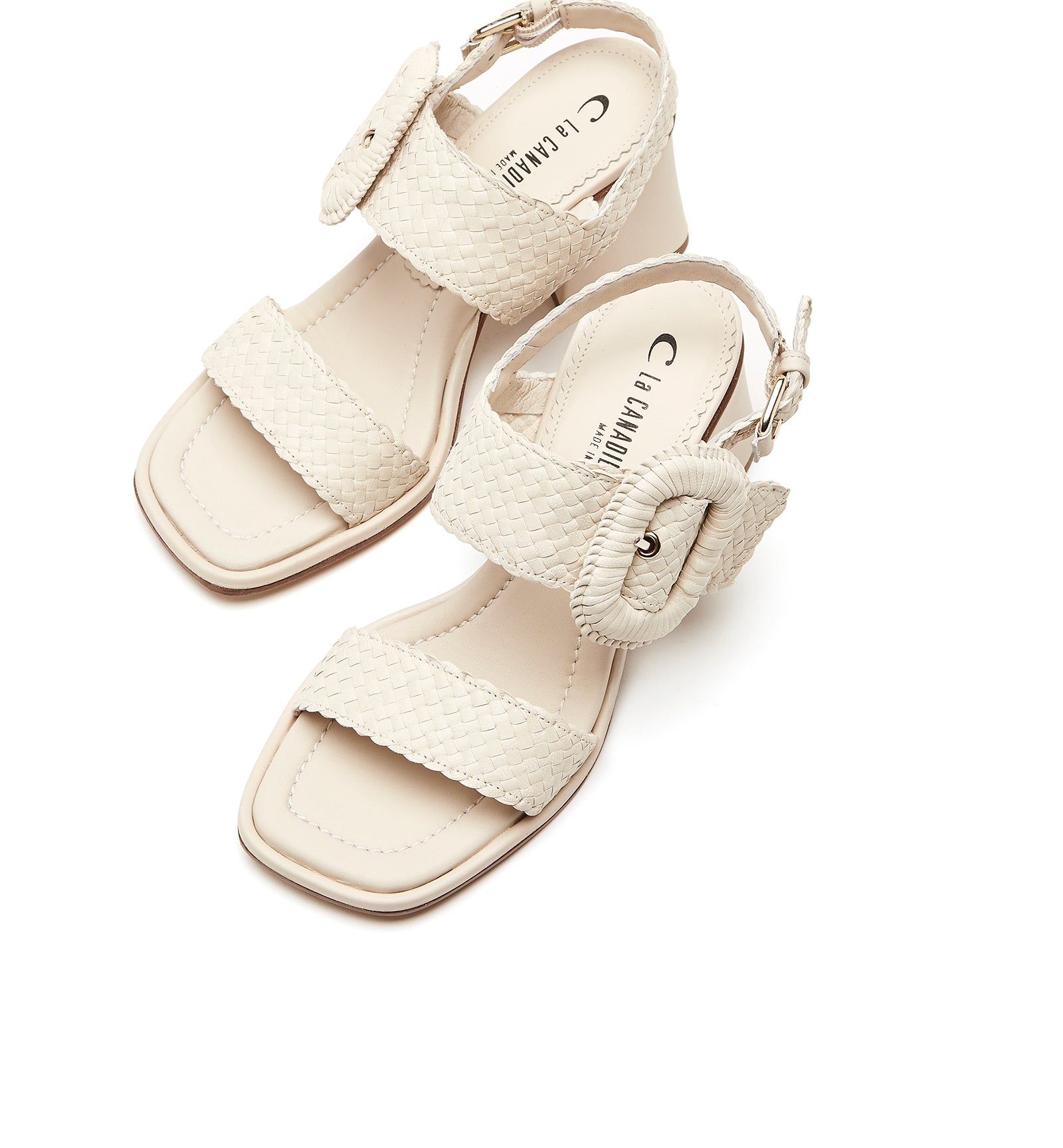 PARADISE WOVEN LEATHER SANDAL