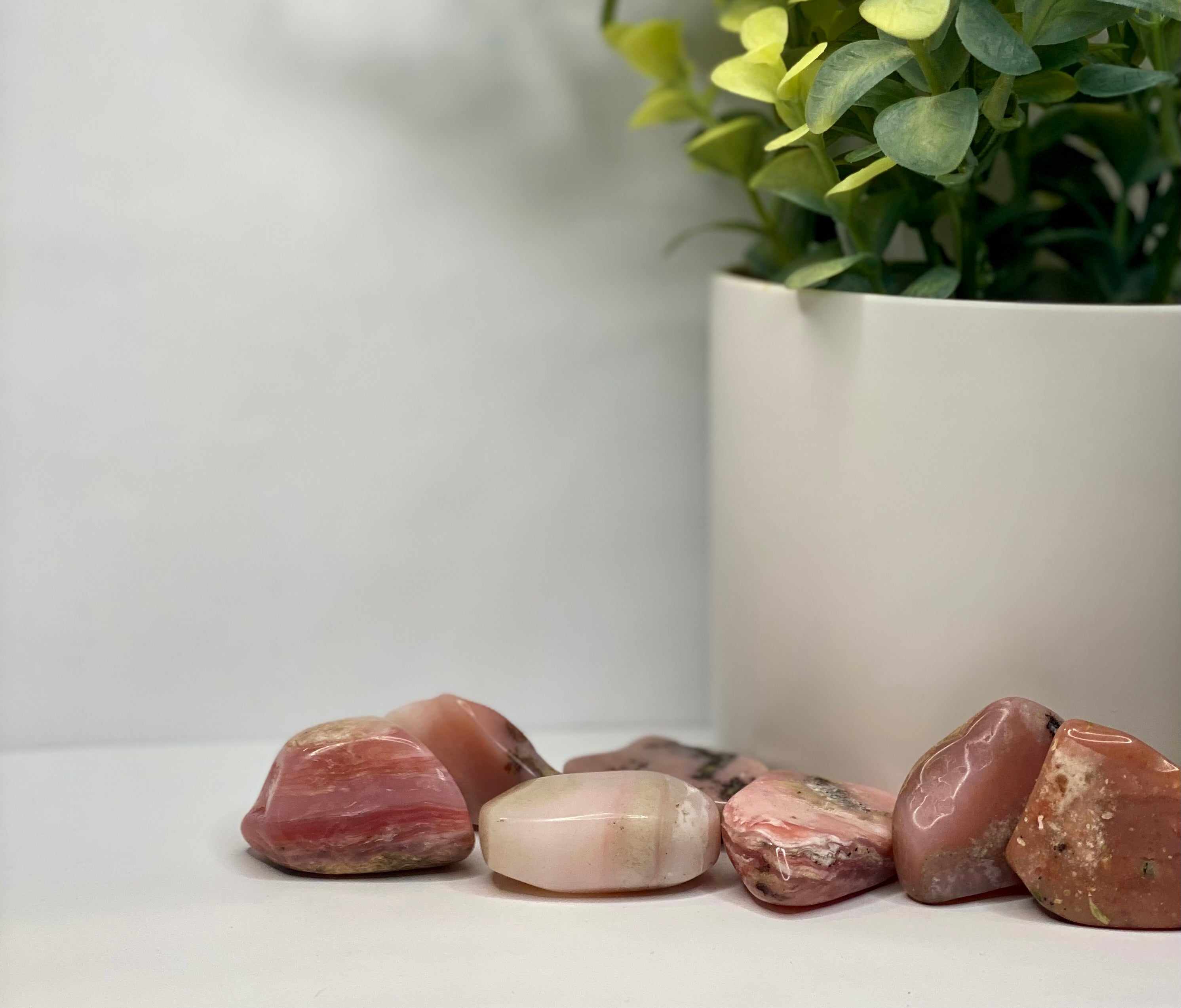 Pink Opal Tumbles