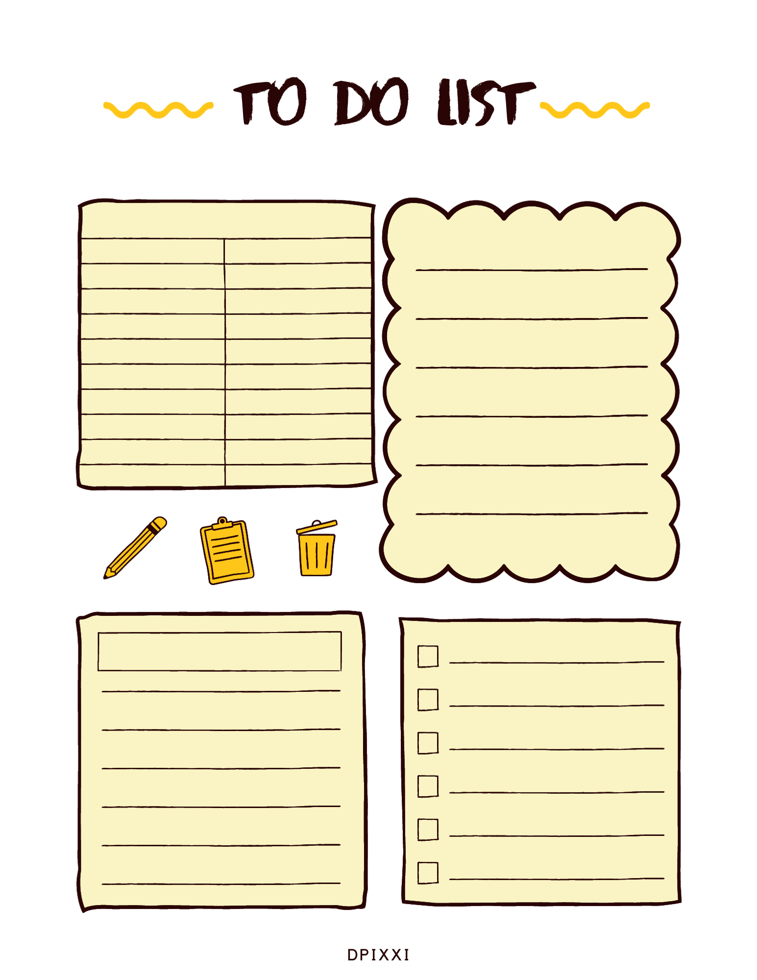 Student to do list planner
