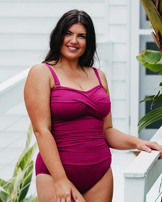 best tummy control swimsuit plus size