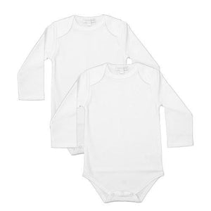 Layer of Love Long Sleeve Bodysuit Set in White