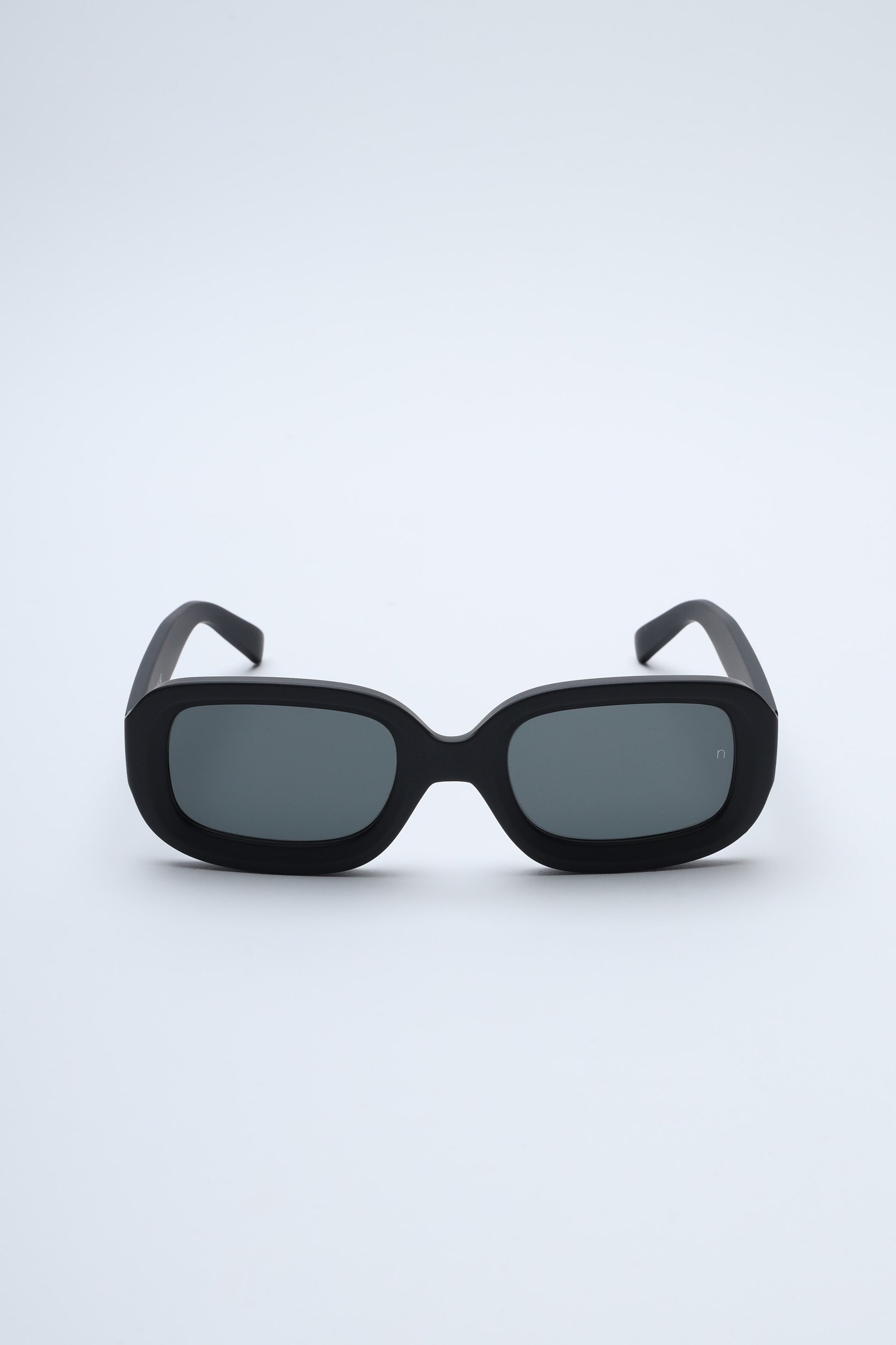 NS1002BFBL PC Black Frame with Black Glass Lens Sunglasses