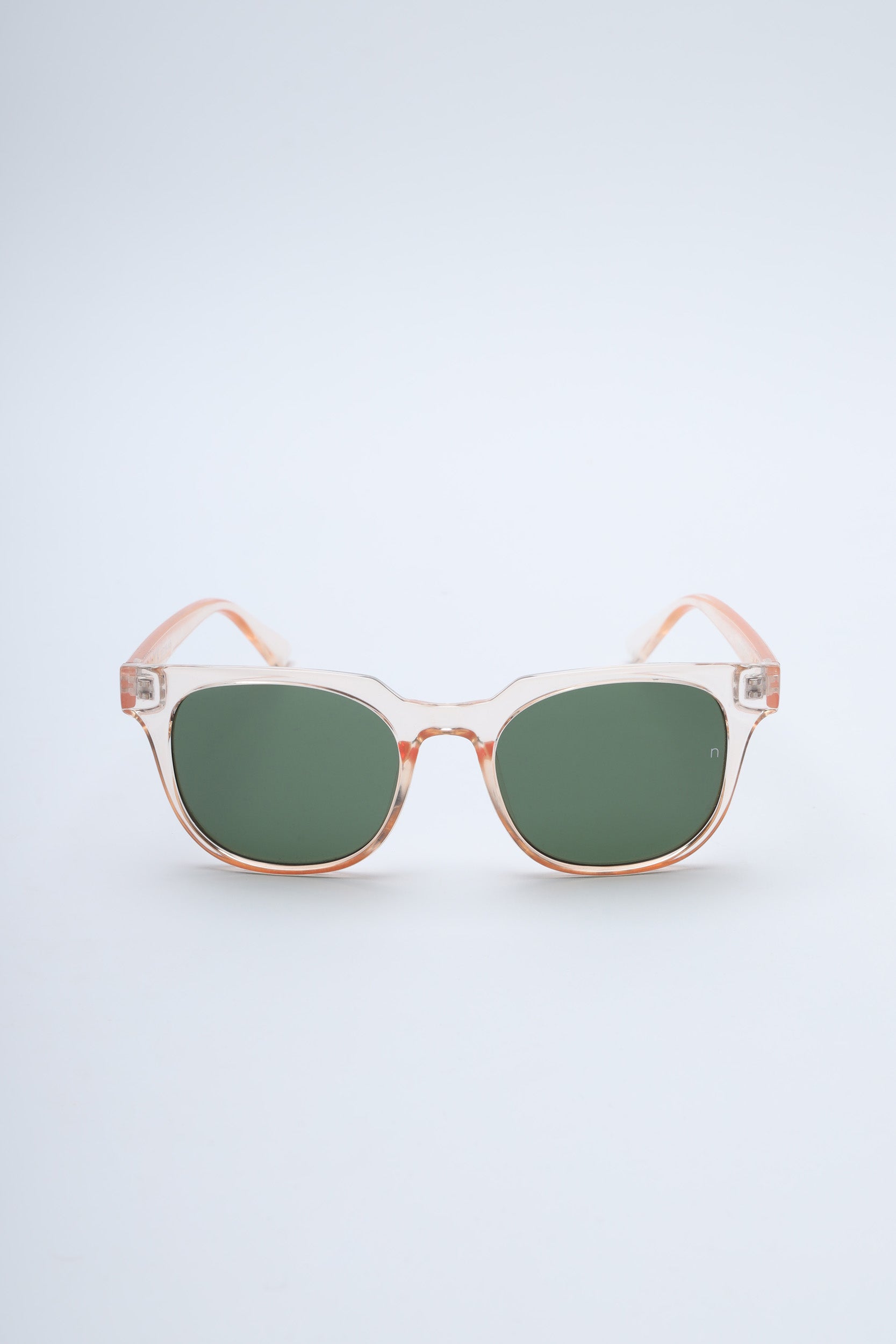 NS1005YFTGL PC Orange Frame with Green Glass Lens Sunglasses – Noggah  Sunglasses
