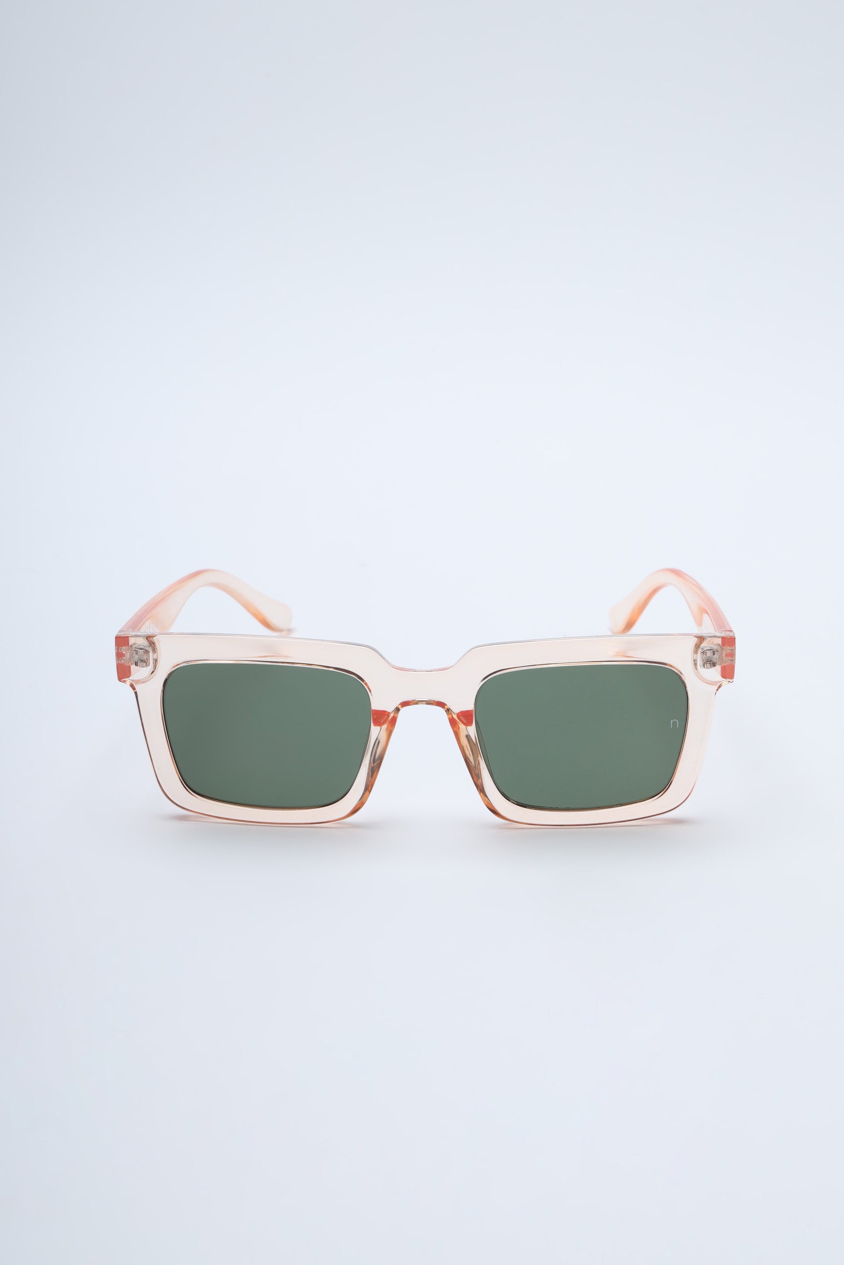 NS1009YFTGL PC Orange Frame with Green Glass Lens Sunglasses – Noggah  Sunglasses