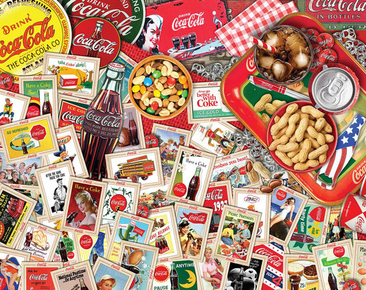 Coca Cola Collage 1000 Piece Puzzle, 184709651876, Aquarius –