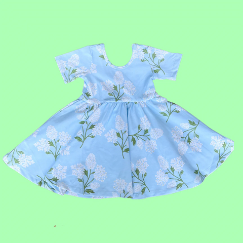 hydrangea twirl dress