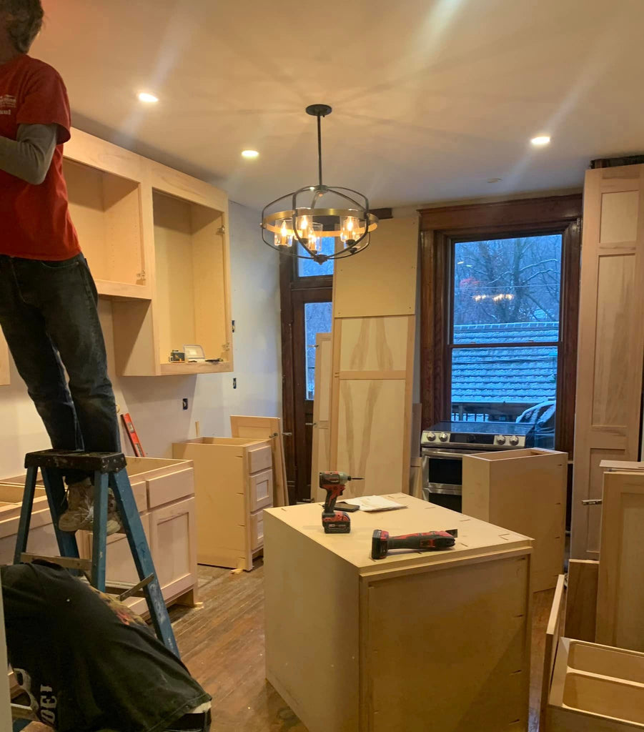 Apartment Kitchen Remodel Cabinet Install