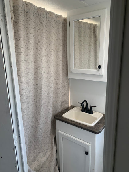 Camper for sale with shower in bathroom