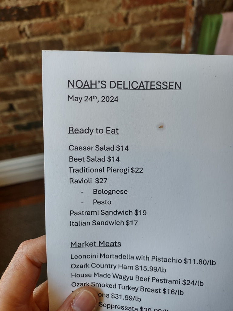 Noah’s Delicatessen Weston MO