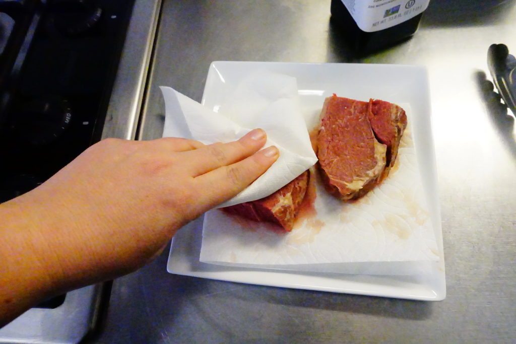 sous vide steak sear