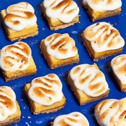 Steam-Baked Lemon Meringue Bars