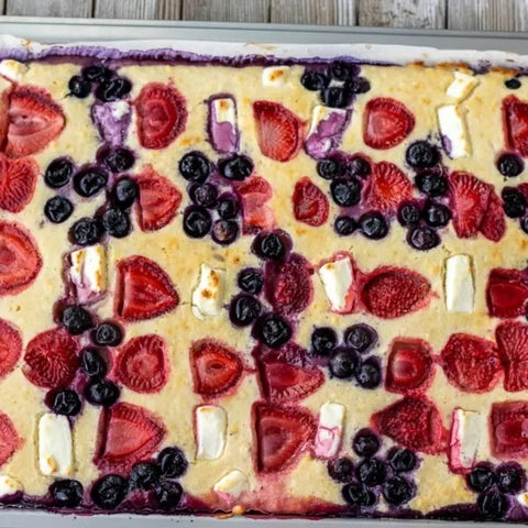 Mixed Berry Sheet Pan Pancake