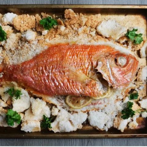 Salt-Crusted Whole Fish