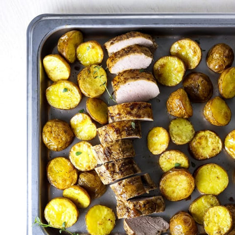 Sheet Pan Pork and Potatoes