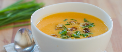 Sous Vide Sweet Potato Bisque