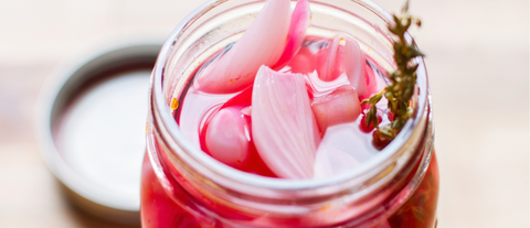 Sous Vide Pickled Spring Onions