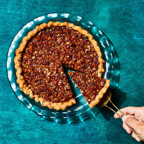Steam-Baked Molasses and Maple Pecan Pie