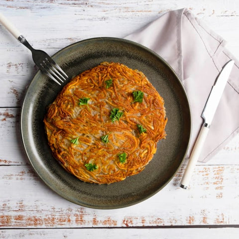 Steam-Baked Rosti Potatoes