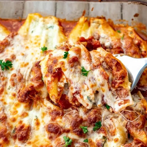 Steam-Baked Vegetarian Stuffed Shells