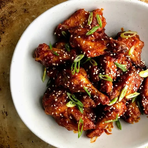 Steam-Roasted Gochujang Chicken Wings