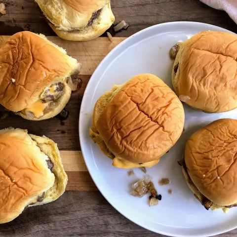 Steamed Cheeseburger Sliders