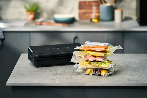 Sous Vide Vacuum Sealed Vegetables