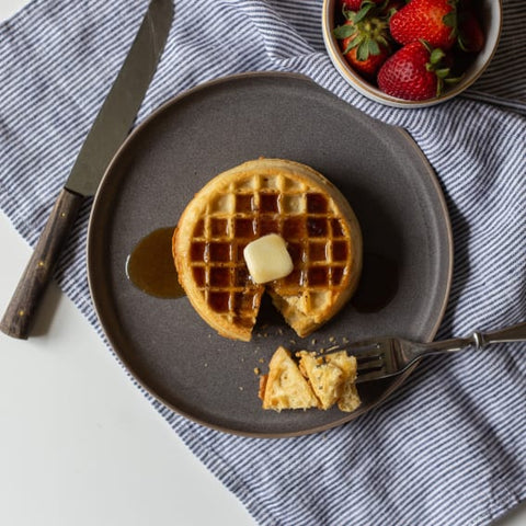 steam baked frozen waffles