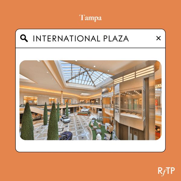 Mall layout - Picture of International Plaza and Bay Street, Tampa