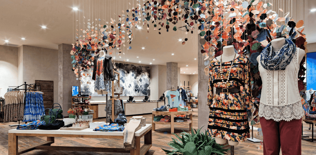 Anthropologie store displays