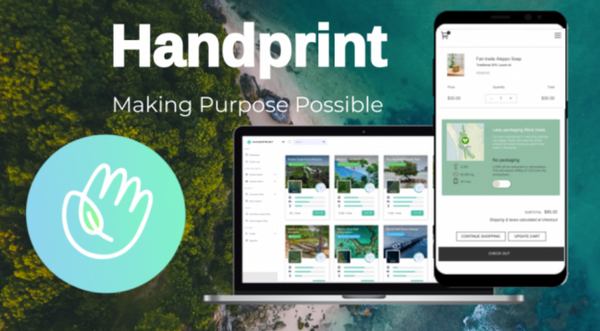 Handprint is an app that donates to sustainable causes with every purchase