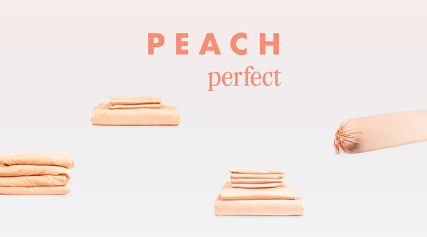 Cooling Tencel Bedsheet in Peach
