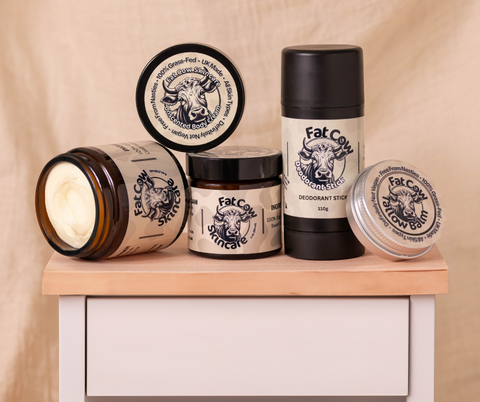 Fat Cow Skincare Natural Deodorant, Tallow Balm and Tallow Cream