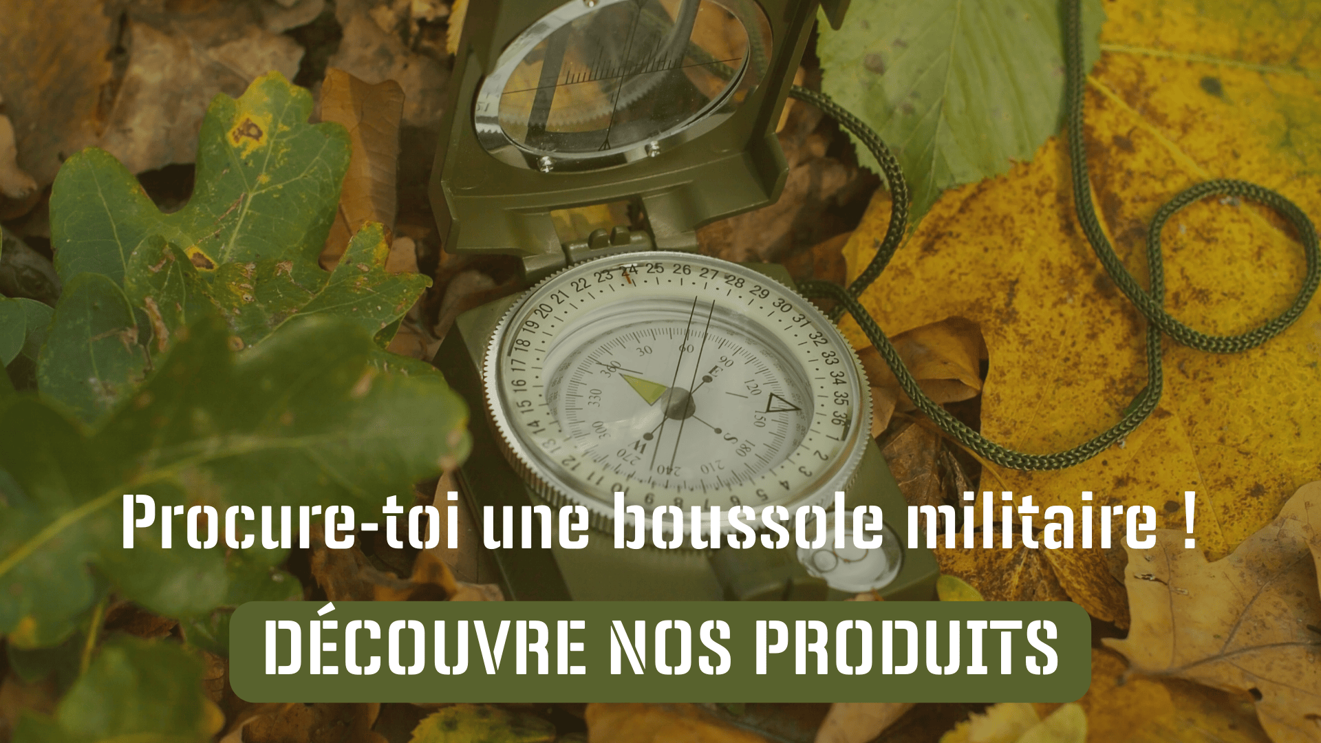 Comment utiliser une boussole militaire ? 