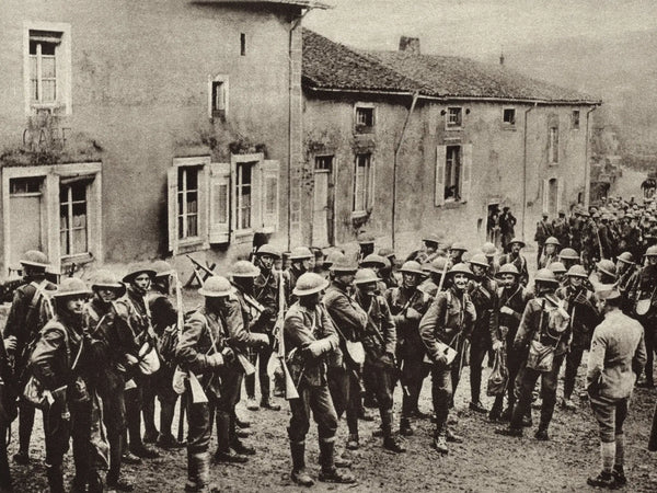 Soldats Français poilus