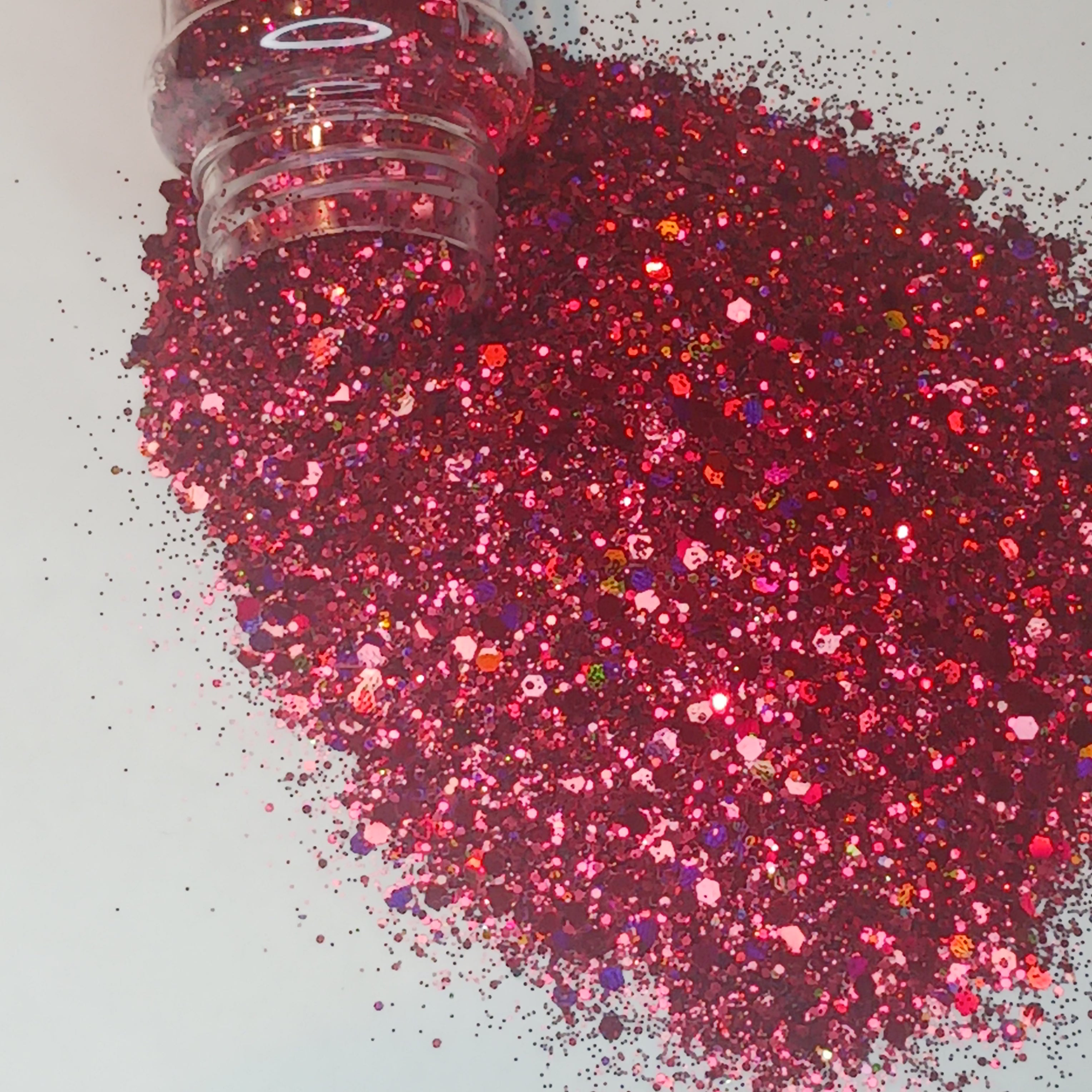 Crimson Beauty chunky glitter mix