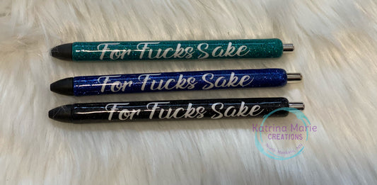 FULLY CUSTOM GLITTER EPOXY PEN – Katrina Marie Creations