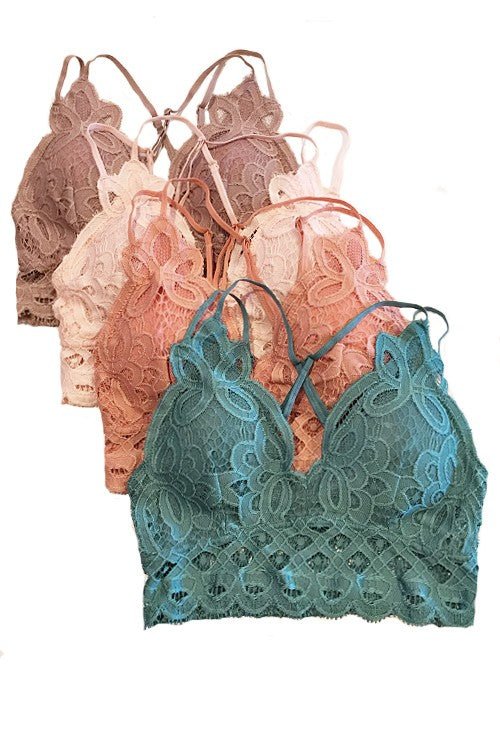 Anemone crochet lace bralette