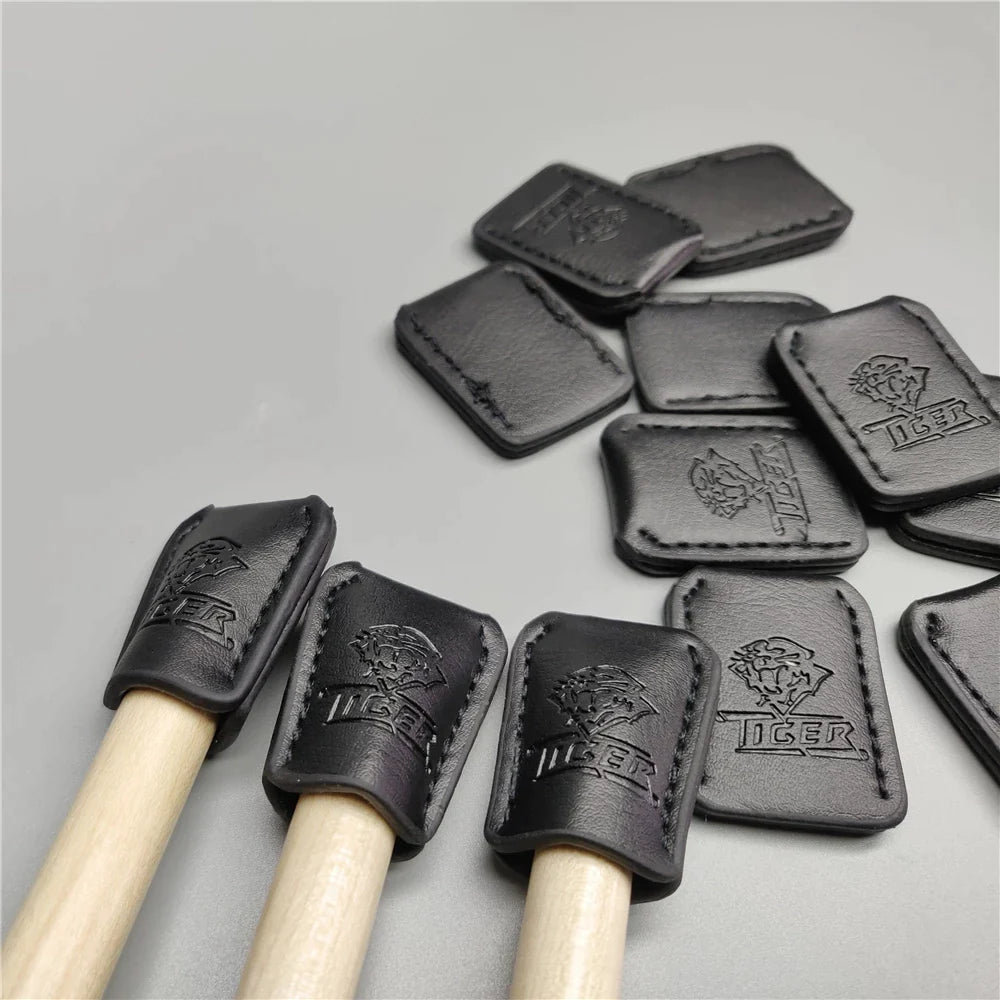 Tiger Leather Tip Protector Cue tip Cap for Billiard Carom Pool cue Tip Protector Head Cover Billiard Accessories