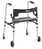 2 Wheeled Walker with Seat | Clever-Lite Adult Walker on AskSAMIE.com