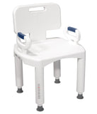 Wide Shower Chair with back on AskSAMIE.com